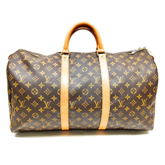 Louis Vuitton Monogram Keepall 50 Boston Bag - Picture 1 of 9